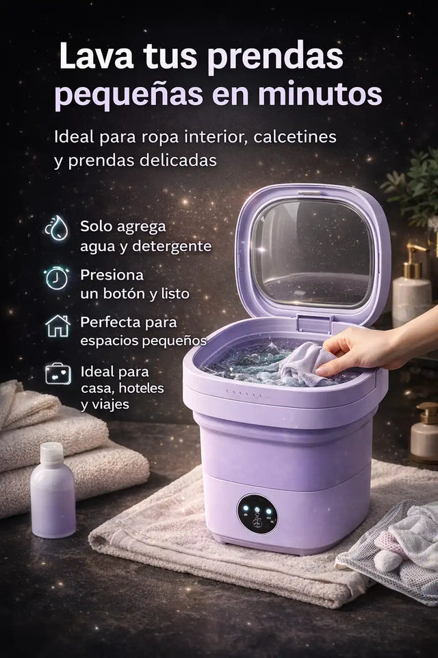 NUEVA MINILAVADORA PORTÁTIL