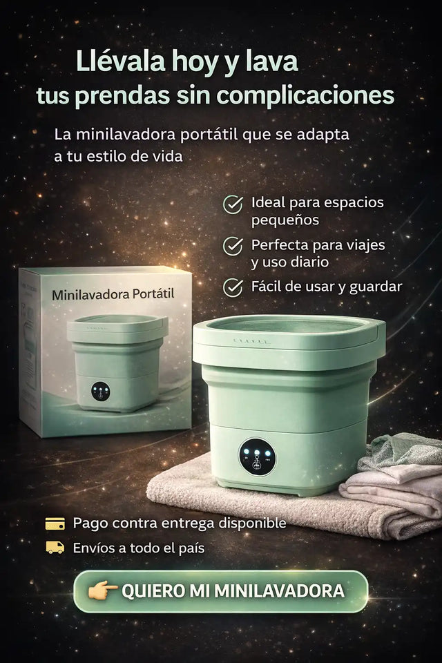 NUEVA MINILAVADORA PORTÁTIL